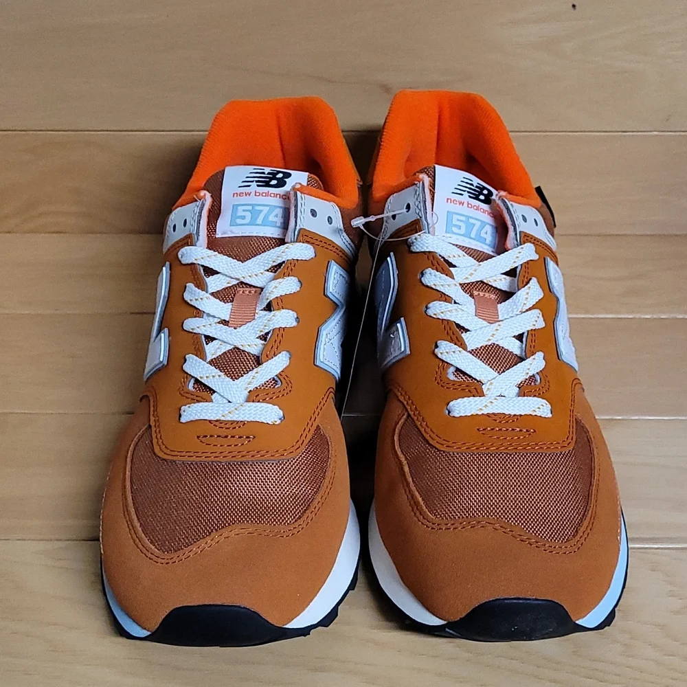 New Balance 574 Cordura Rust Morning Fog Orange Mens Shoe Sneaker ML574HS2 - Picture 4 of 13
